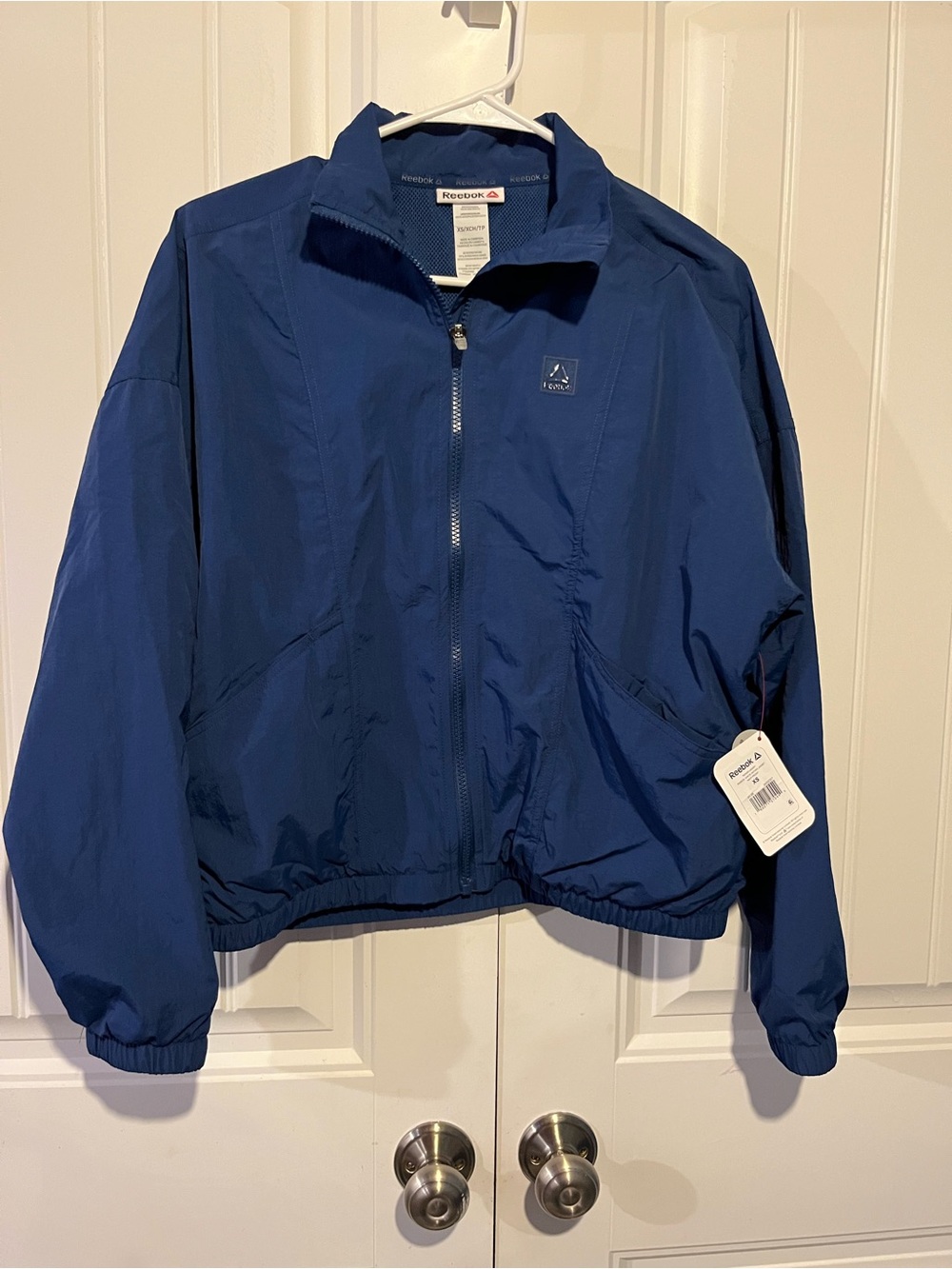 Reebok Women's Navy Blue Lightweight Rain Jacket